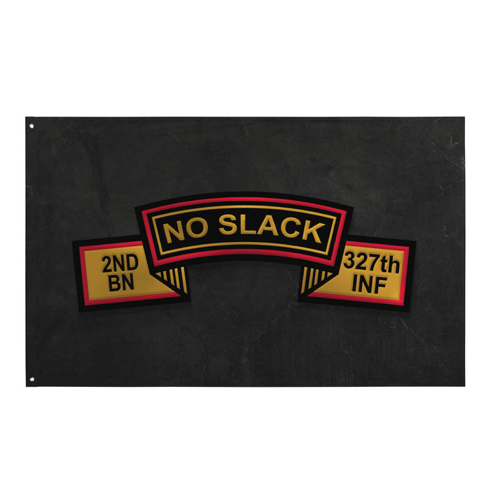 U.S. Army 2-327 Infantry Regiment No Slack Black Flag Tactically Acquired   