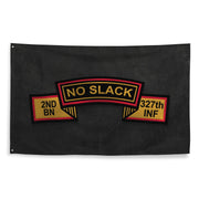 U.S. Army 2-327 Infantry Regiment No Slack Black Flag Tactically Acquired   