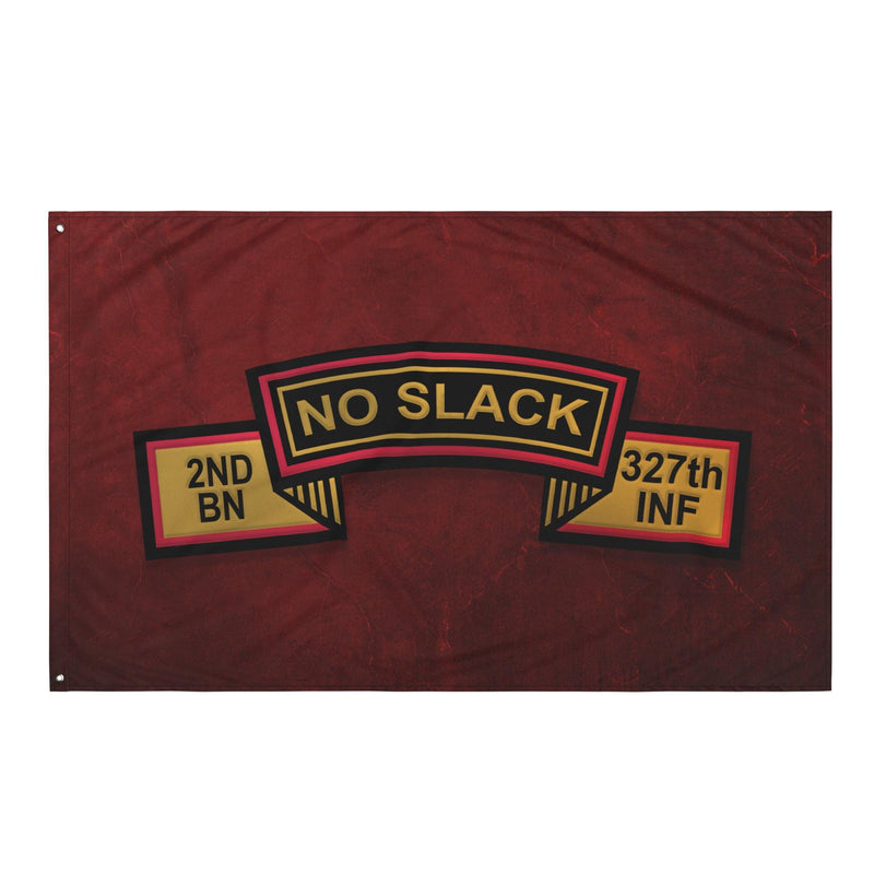 U.S. Army 2-327 Infantry Regiment No Slack Red Flag