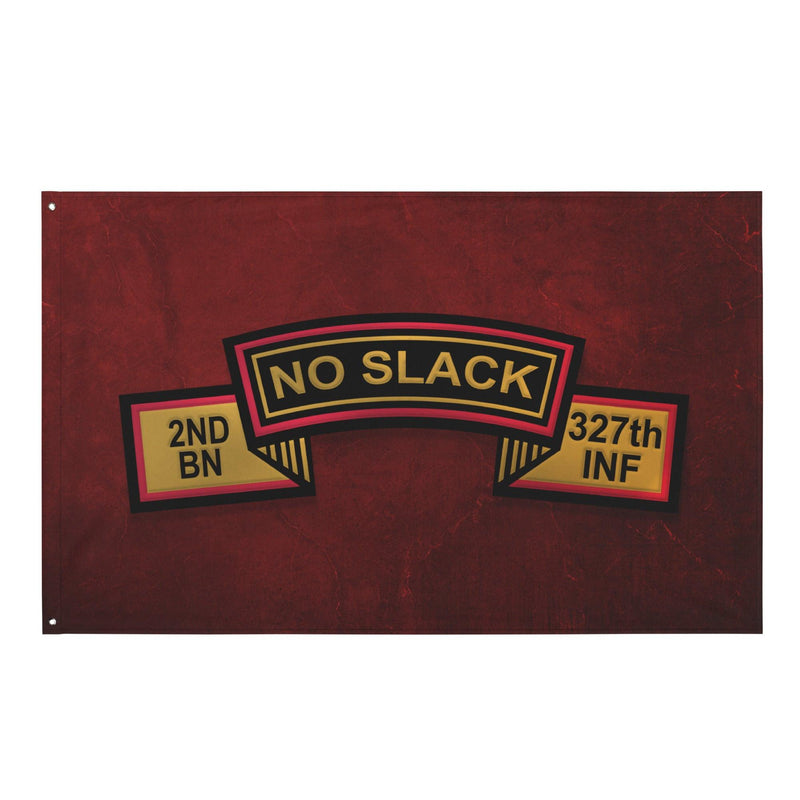 U.S. Army 2-327 Infantry Regiment No Slack Red Flag