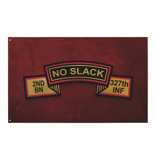 U.S. Army 2-327 Infantry Regiment No Slack Red Flag Tactically Acquired   