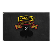 U.S. Army 2-327 INF RGT 'No Slack' Ranger Tab Flag Tactically Acquired   