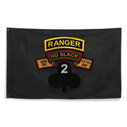 U.S. Army 2-327 INF RGT 'No Slack' Ranger Tab Flag Tactically Acquired   