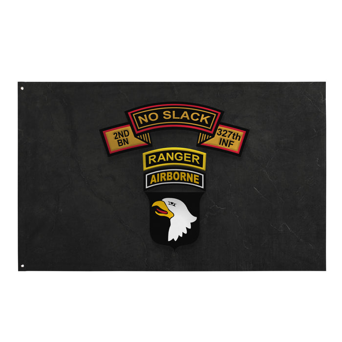 2-327 INF RGT 'No Slack' 101st Airborne Ranger Tab Flag Tactically Acquired Default Title  