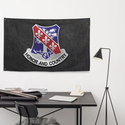 U.S. Army 327th Infantry Regiment Black Emblem Flag Tactically Acquired   