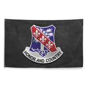 U.S. Army 327th Infantry Regiment Black Emblem Flag Tactically Acquired   