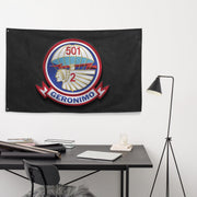 U.S. Army 2-501 Airborne Infantry Indoor Wall Flag Tactically Acquired   