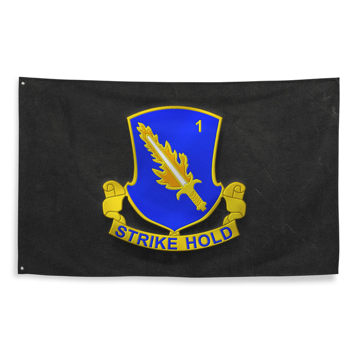 1-504 Airborne Infantry Regiment Indoor Wall Flag Tactically Acquired   