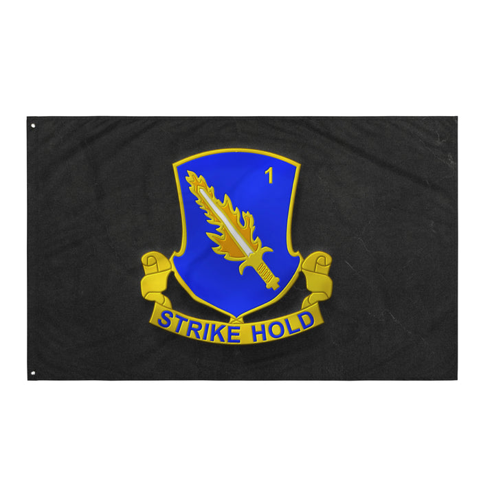 1-504 Airborne Infantry Regiment Indoor Wall Flag Tactically Acquired   