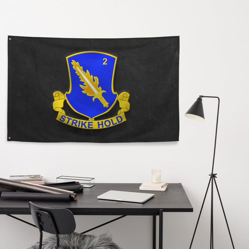 U.S. Army 2-504 Airborne Infantry Regiment Indoor Wall Flag