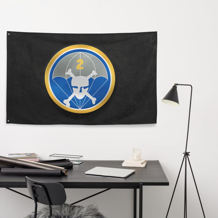 U.S. Army 2-504 Infantry Regiment Indoor Wall Flag Tactically Acquired   