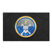 U.S. Army 2-504 Infantry Regiment Indoor Wall Flag Tactically Acquired   