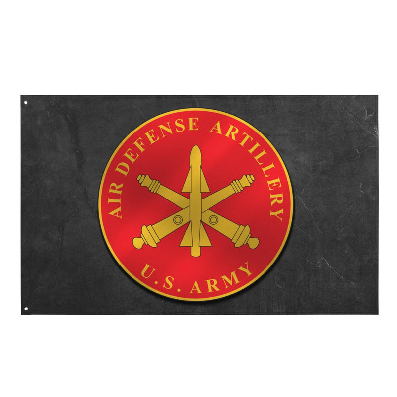 U.S. Army ADA Branch Plaque Black Flag