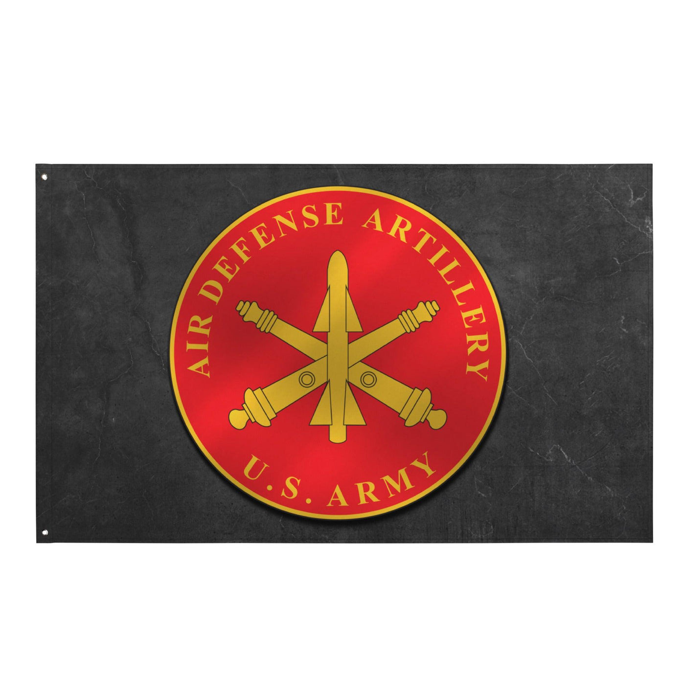 U.S. Army ADA Branch Plaque Black Flag