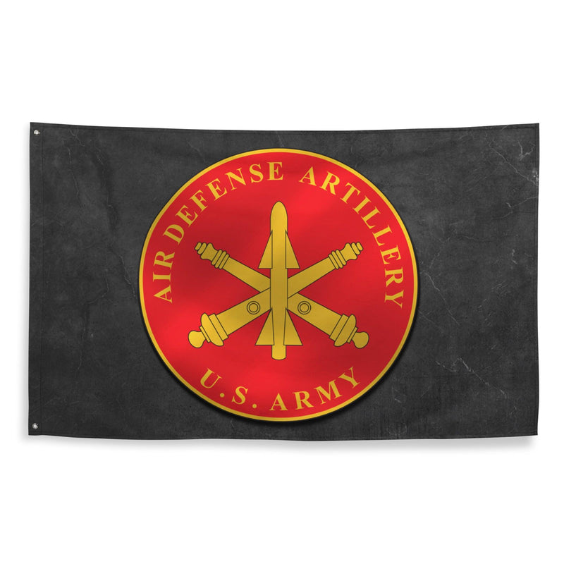 U.S. Army ADA Branch Plaque Black Flag