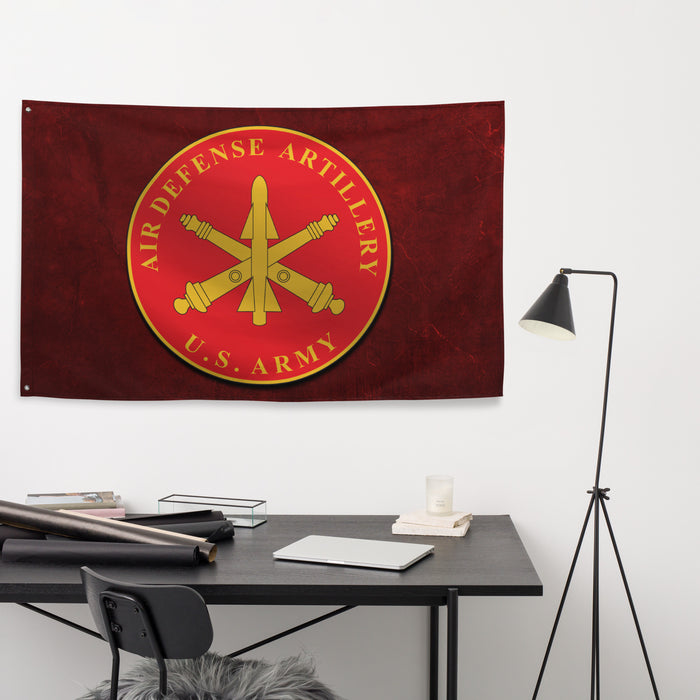 U.S. Army ADA Branch Plaque Red Flag Tactically Acquired   