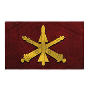 U.S. Army ADA Branch Emblem Red Flag Tactically Acquired   