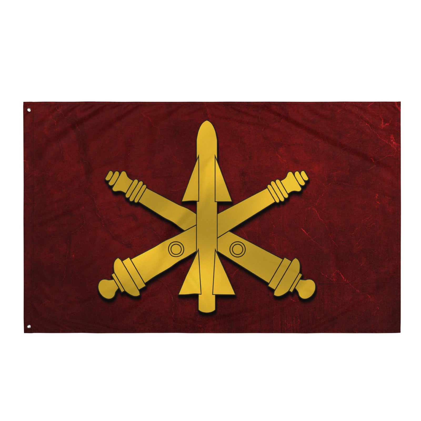 U.S. Army ADA Branch Emblem Red Flag Tactically Acquired   