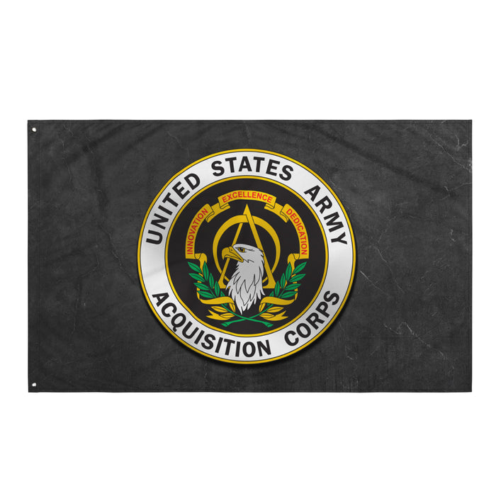 U.S. Army Acquisition Corps Branch Flag Tactically Acquired   