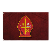 3rd Battalion 8th Marines (3/8 Marines) Wall Flag Tactically Acquired Default Title  