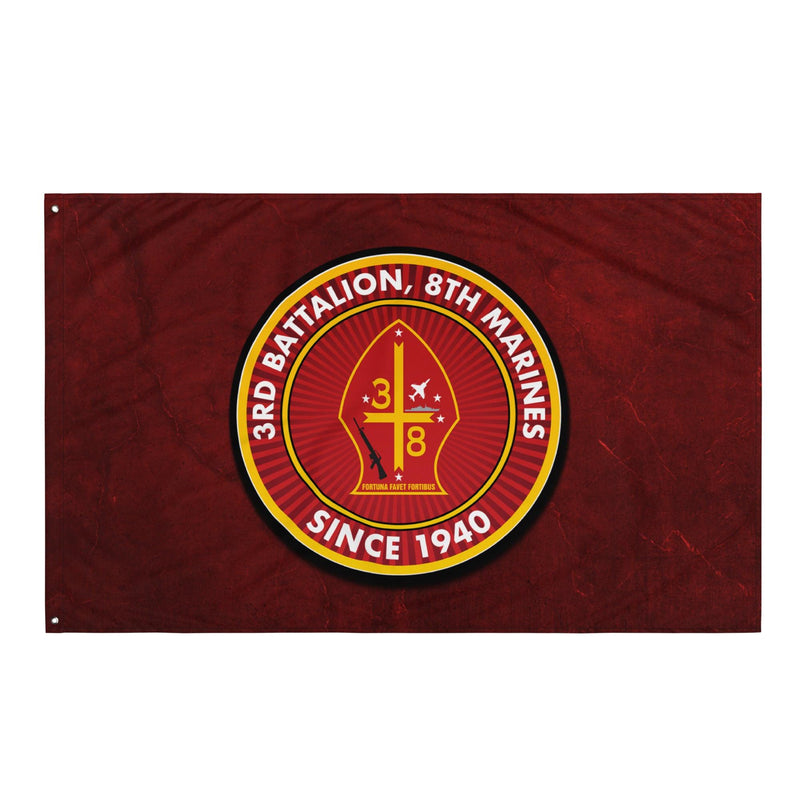 3rd Battalion 8th Marines (3/8 Marines) Since 1940 Flag