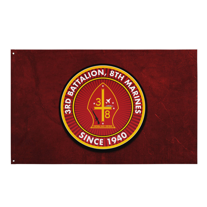 3rd Battalion 8th Marines (3/8 Marines) Since 1940 Flag Tactically Acquired   