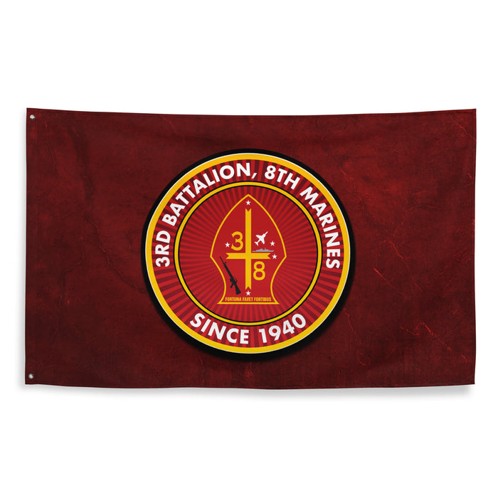 3rd Battalion 8th Marines (3/8 Marines) Since 1940 Flag Tactically Acquired   