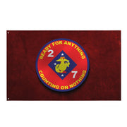 2/7 Marines Vietnam Era Red Flag Tactically Acquired   