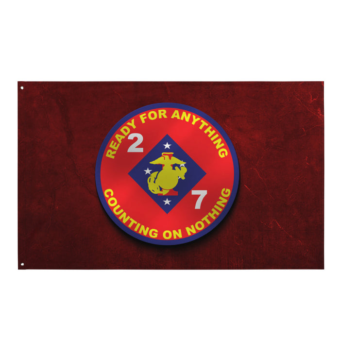 2/7 Marines Vietnam Era Red Flag Tactically Acquired   