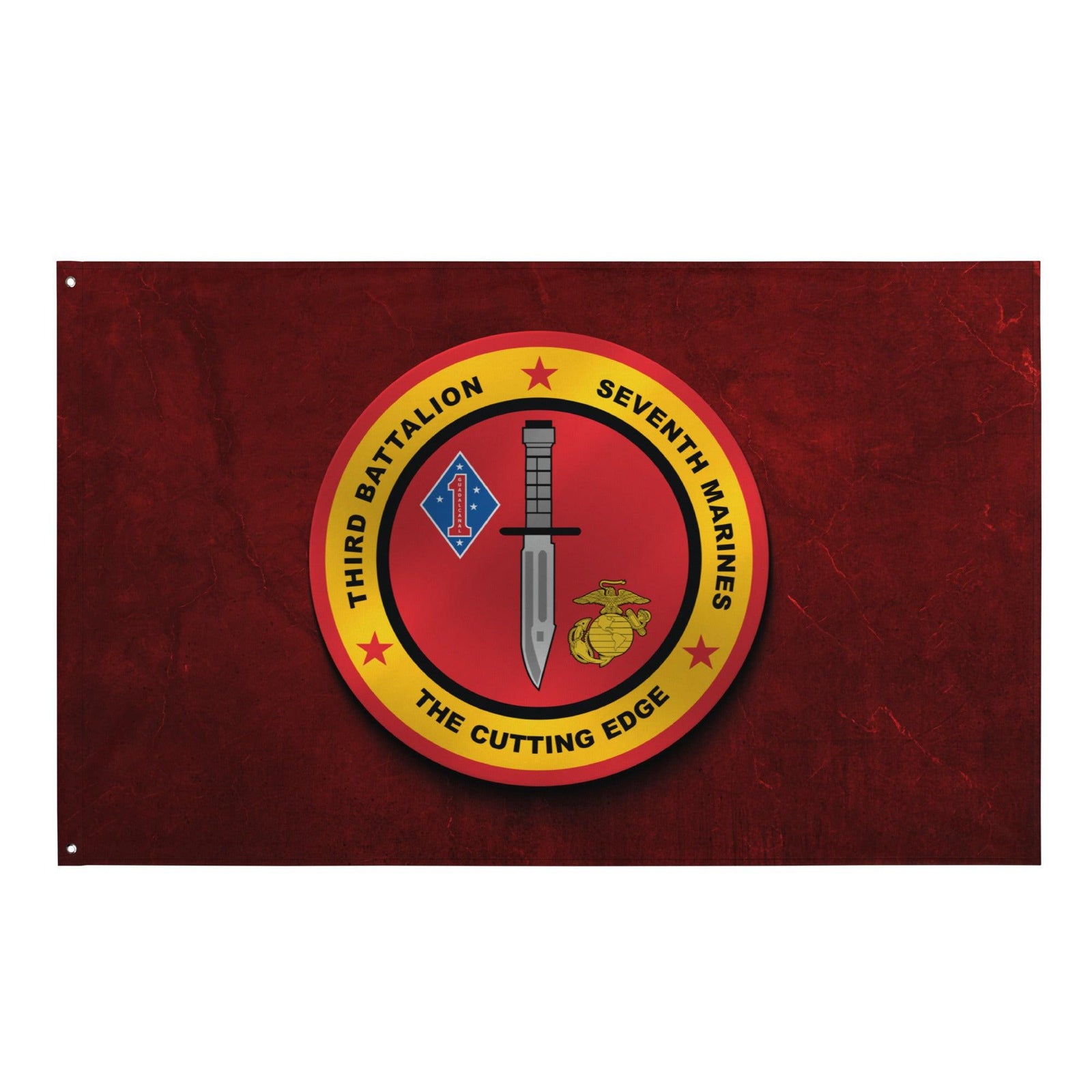 Vintage 3/7 Marines Indoor Wall Flag Tactically Acquired Default Title  
