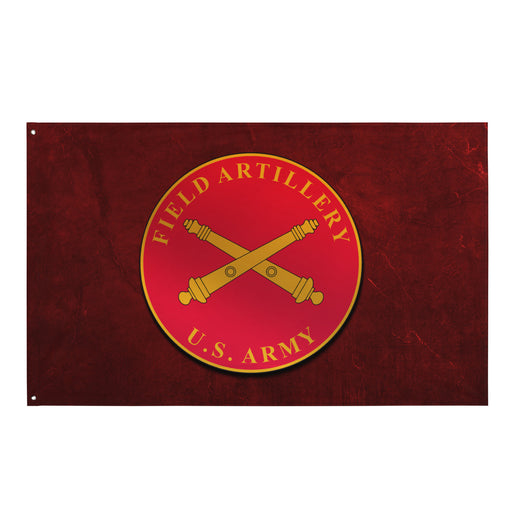 U.S. Army Field Artillery Branch Red Flag Tactically Acquired Default Title  