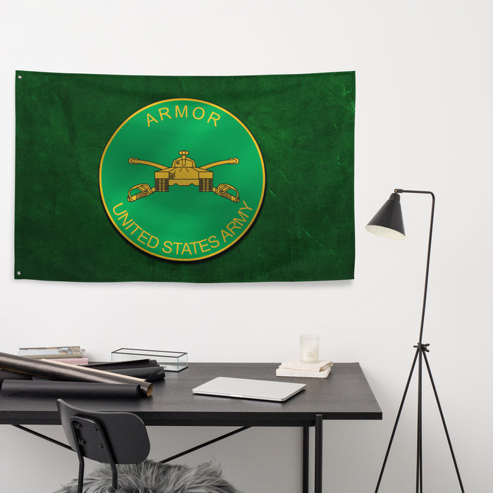 U.S. Army Armor Branch Green Flag Tactically Acquired   