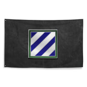 U.S. Army 3rd Infantry Division Logo Flag Tactically Acquired   