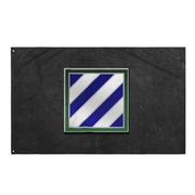 U.S. Army 3rd Infantry Division Logo Flag Tactically Acquired   