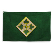 U.S. Army 4th Infantry Division Flag Tactically Acquired   