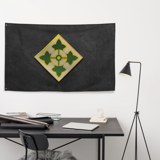 4th Infantry Division Wall Flag Tactically Acquired   