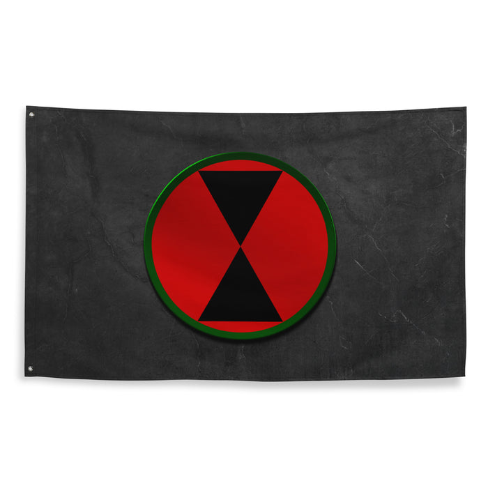 U.S. Army 7th Infantry Division Flag Tactically Acquired   