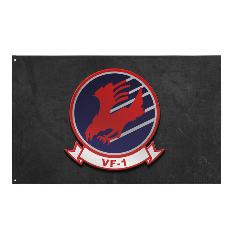 U.S. Navy Fighter Squadron 1 (VF-1) Emblem Flag