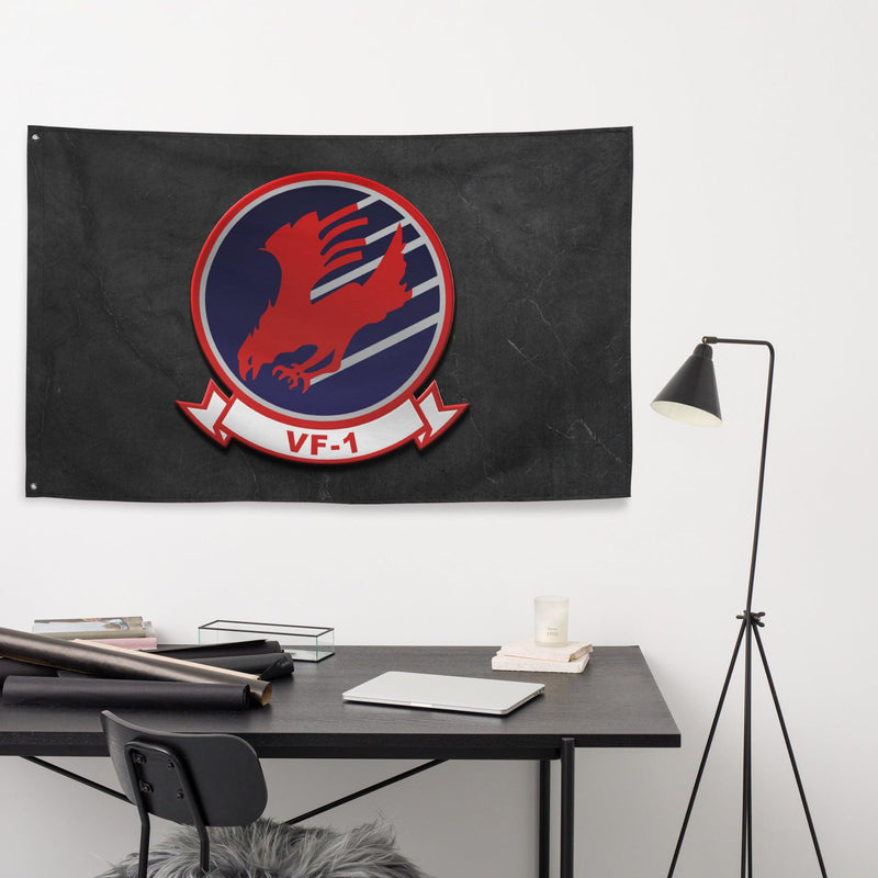 U.S. Navy Fighter Squadron 1 (VF-1) Emblem Flag