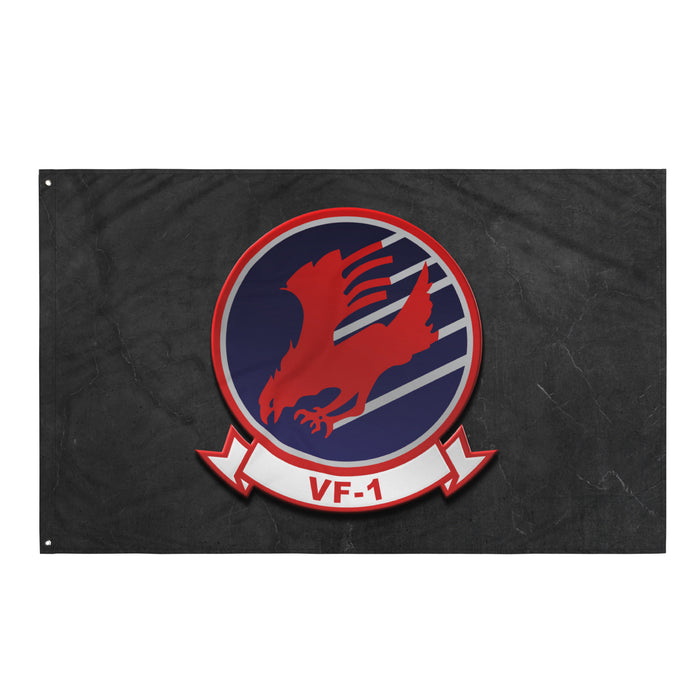 U.S. Navy Fighter Squadron 1 (VF-1) Emblem Flag Tactically Acquired   