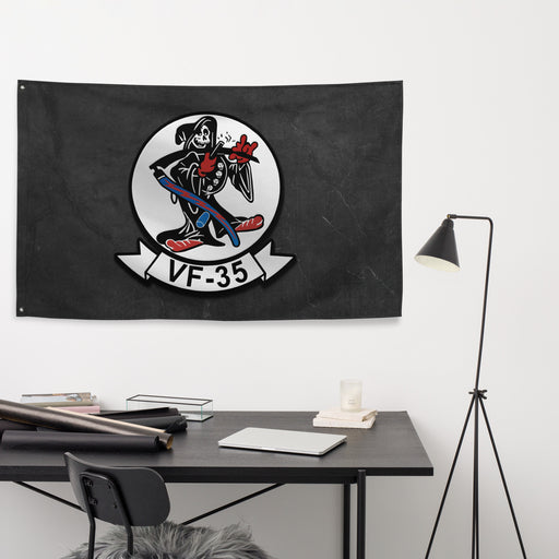 U.S. Navy Fighter Squadron 35 (VF-35) Flag Tactically Acquired   