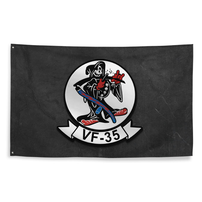 U.S. Navy Fighter Squadron 35 (VF-35) Flag Tactically Acquired   