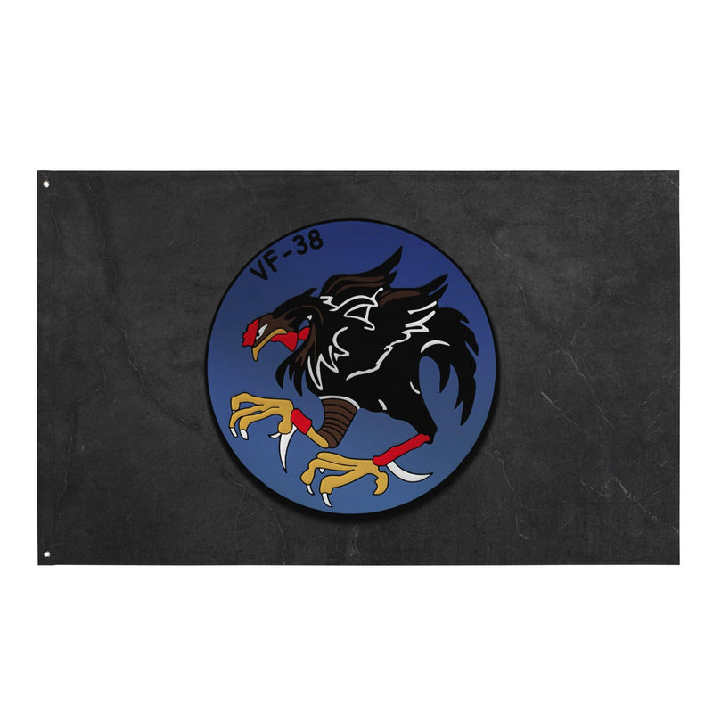 U.S. Navy Fighter Squadron 38 (VF-38) Emblem Flag