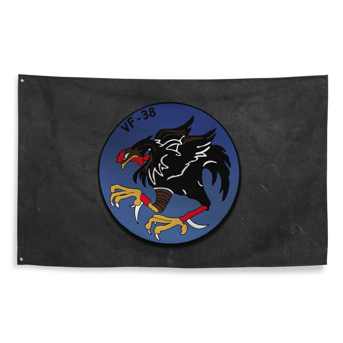 U.S. Navy Fighter Squadron 38 (VF-38) Emblem Flag Tactically Acquired   