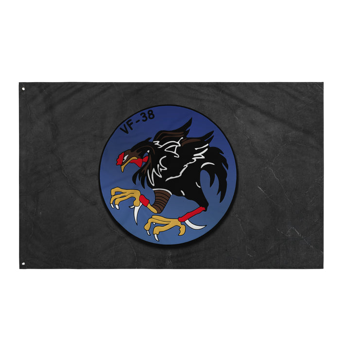 U.S. Navy Fighter Squadron 38 (VF-38) Emblem Flag Tactically Acquired   