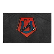 U.S. Navy Fighter Squadron 7 (VF-7) Flag Tactically Acquired   