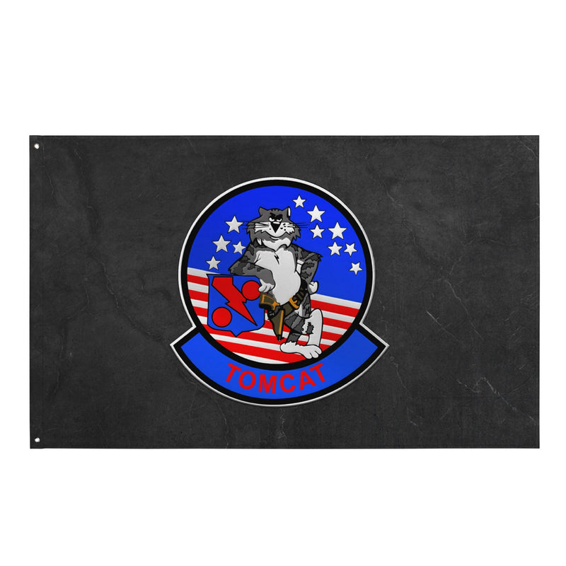 U.S. Navy Fighter Squadron 11 (VF-11) F-14 Tomcat Flag