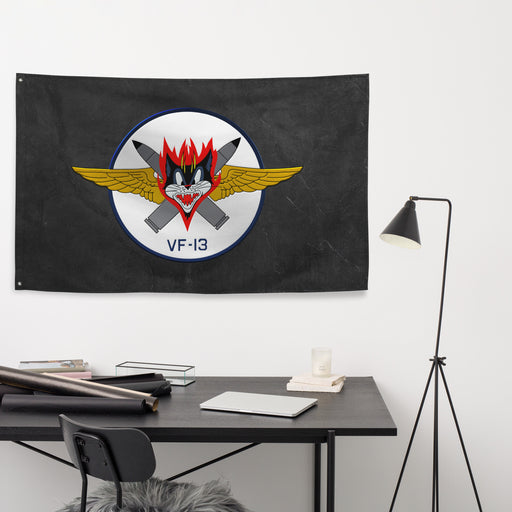 U.S. Navy Fighter Squadron 13 (VF-13) Flag Tactically Acquired   