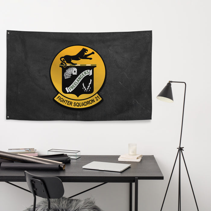 U.S. Navy Fighter Squadron 21 (VF-21) Flag Tactically Acquired   