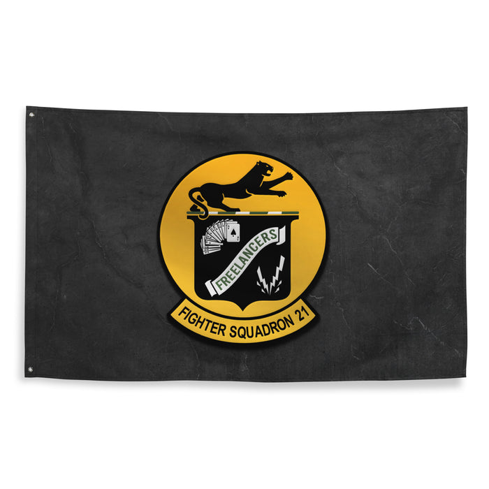 U.S. Navy Fighter Squadron 21 (VF-21) Flag Tactically Acquired   